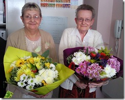 Phyllis and Christine thank you flowers