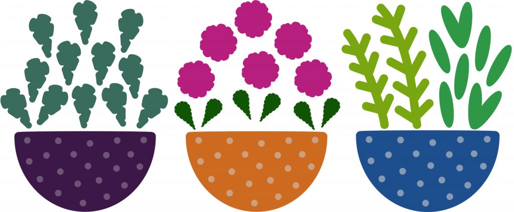 Gardening initiative graphic newsletter